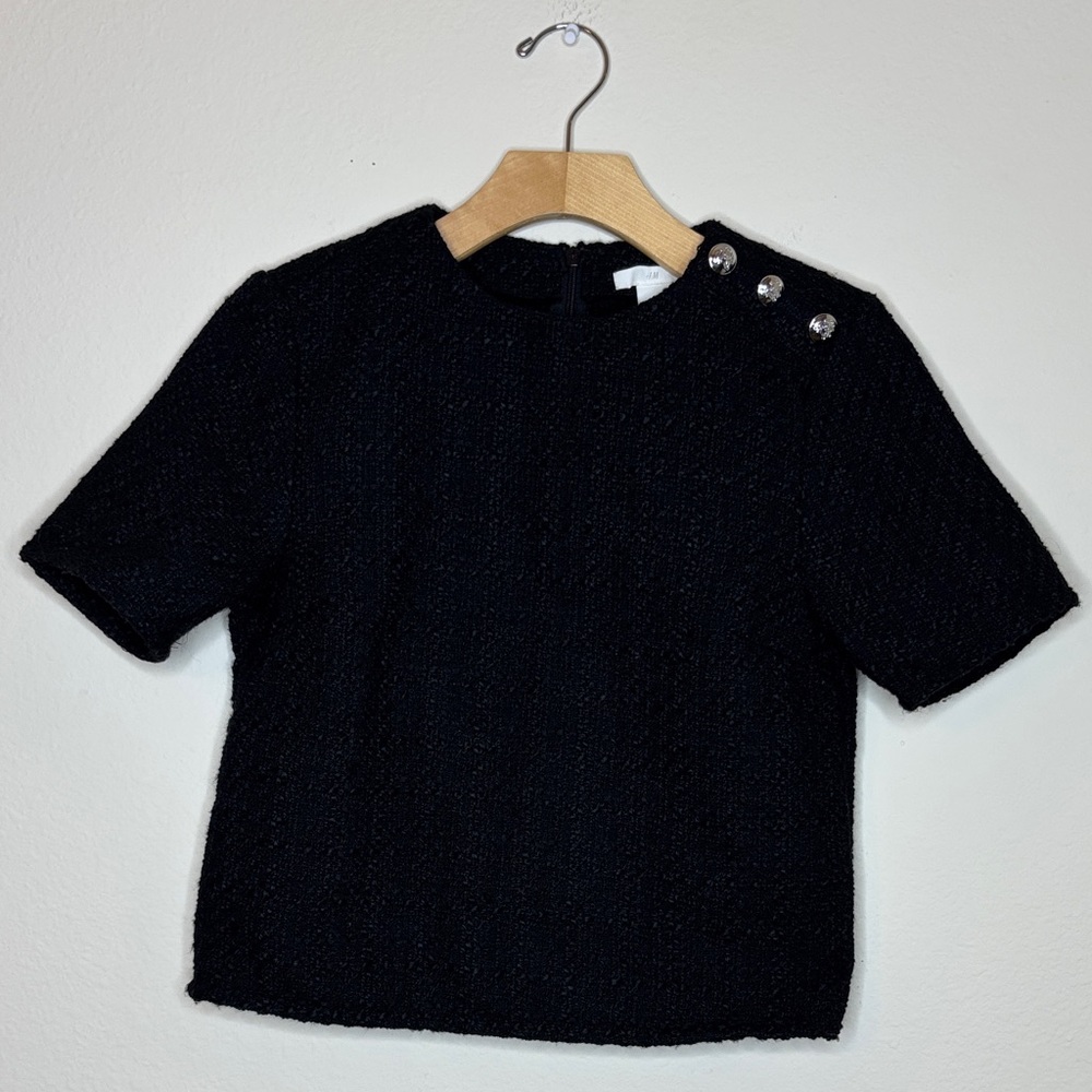 H&M Bouclé Blouse